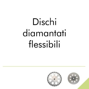 Dischi diamantati flessibili.