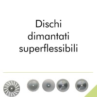 Dischi dimantati superflessibili.