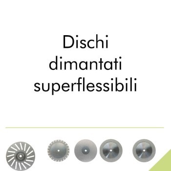 Dischi dimantati superflessibili.