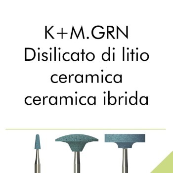 K+M.GRN - Disilicato di litio, ceramica, ceramica ibrida.
