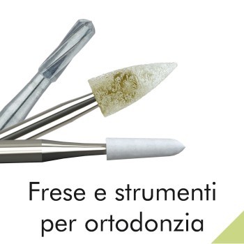 Frese e strumenti per ortodonzia