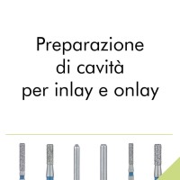 Preparazione di cavita' per inlay e onlay