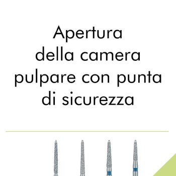 Apertura della camera pulpare con punta di sicurezza