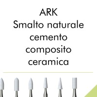 ARK - Smalto naturale, cemento, composito, ceramica,