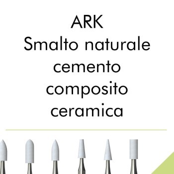 ARK - Smalto naturale, cemento, composito, ceramica,