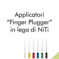 Applicatori Finger Plugger in lega di NiTi