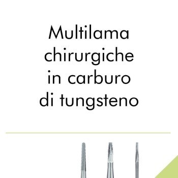 Multilama chirurgiche in carburo di tungsteno