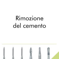 Rimozione del cemento