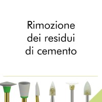 Rimozione dei residui di cemento e lucidatura